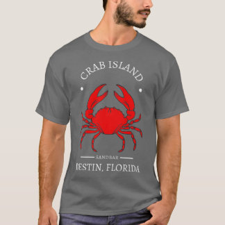Camiseta Recuerdos de Sandbar de Crab Island Destin Florida