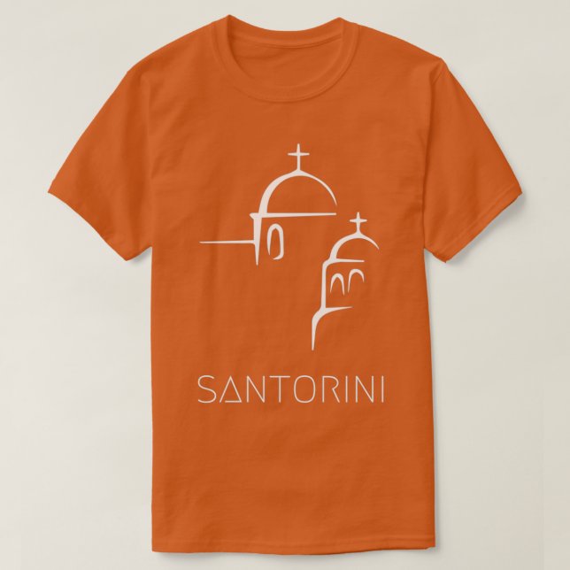 Camiseta Recuerdos de Santorini (Diseño del anverso)