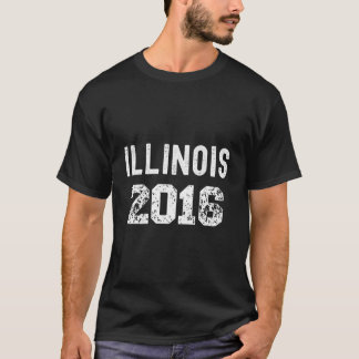 Camiseta Recuerdos de turistas del estado de Illinois 2016