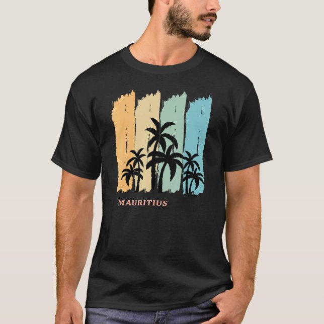 Camiseta Recuerdos de vacaciones de Isla Mauricio C (Anverso)
