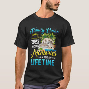 Camiseta Recuerdos de vacaciones familiares en crucero fami