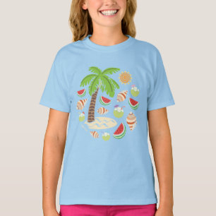Camiseta Recuerdos de verano coloreados