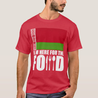 Camiseta recuerdos de viaje familiar de comida de Bielorrus