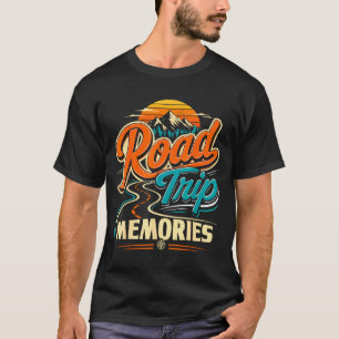 Camiseta Recuerdos de viaje por carretera retro vintage mon
