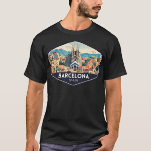 Camiseta Recuerdos de viajes de Barcelona España City