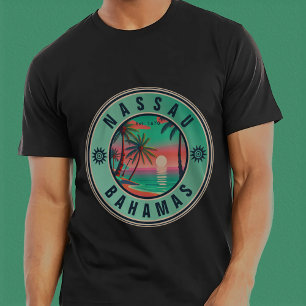 Camiseta Recuerdos de viajes retro de Nassau Bahamas de los