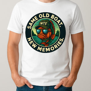 Camiseta Recuerdos del Día del Padre pescando con papá