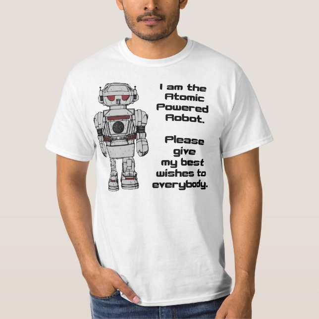 Camiseta Recuerdos del robot de propulsión atómica del (Anverso)