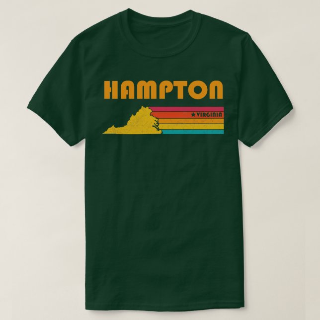 Camiseta Recuerdos en problemas de la época de Hampton Virg (Diseño del anverso)