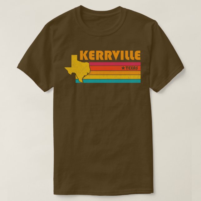 Camiseta Recuerdos en problemas de la época de Kerrville Te (Diseño del anverso)
