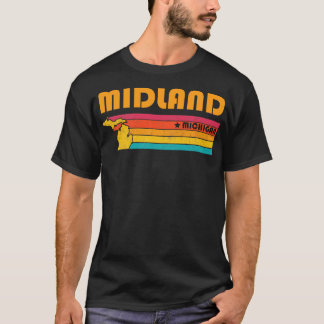 Camiseta Recuerdos en problemas de la vendimia Midland Mich
