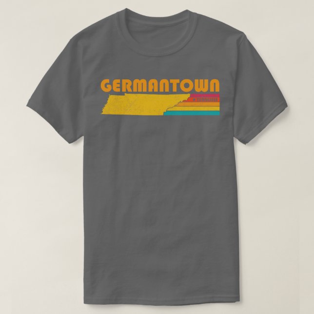 Camiseta Recuerdos en problemas de la vieja ciudad de Tenne (Diseño del anverso)