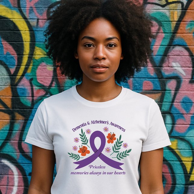 Camiseta Recuerdos Impagables - Listón Morado de Concientiz (Subido por el creador)
