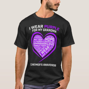 Camiseta Recuerdos importantes Terminar Alz Abuela Alzheime