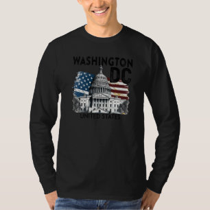 Camiseta Recuerdos Regalos Hombres Washington DC Capitol Hi