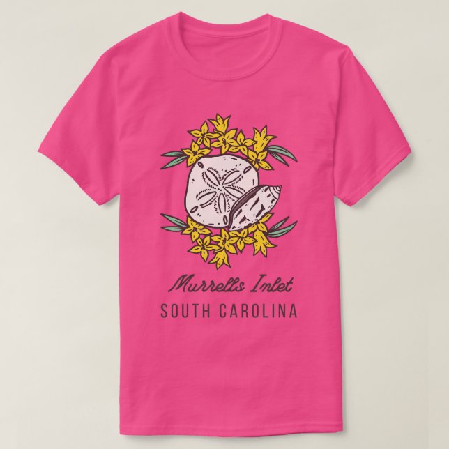 Camiseta Recuerdos turísticos de South olina SC en Murrells (Diseño del anverso)