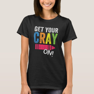 Camiseta Recupera Tu Cray En La Parte Superior Del Profesor