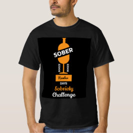 Camiseta Recuperación de Adicto Alcohólico Sobrio AF