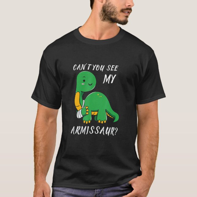 Camiseta Recuperación de dinosaurios por lesión en el brazo (Anverso)