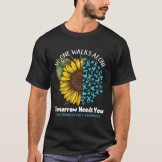 Camiseta Recuperación de la adicción NADIE CAMINA SOLO MAÑA