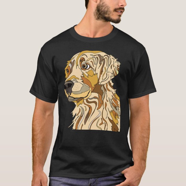 Camiseta Recuperación de Labrador Amarillo 155 (Anverso)