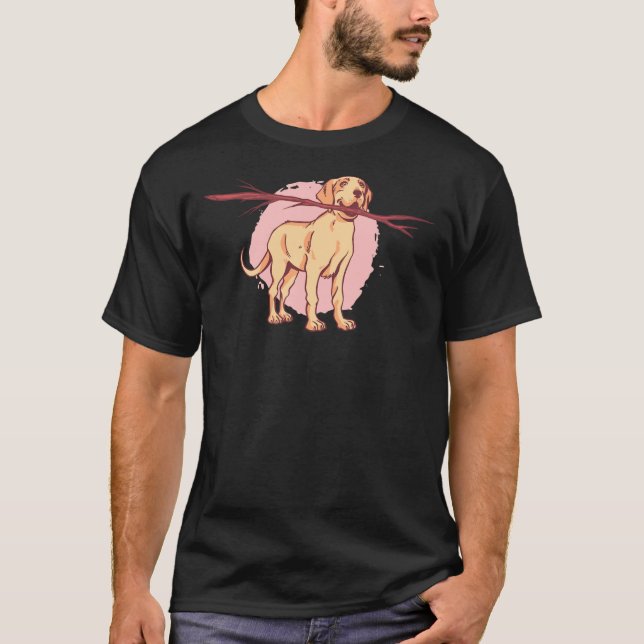 Camiseta Recuperación de Labrador Cute 194 (Anverso)