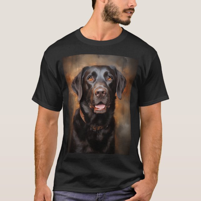 Camiseta Recuperación de Labrador de chocolate (Anverso)