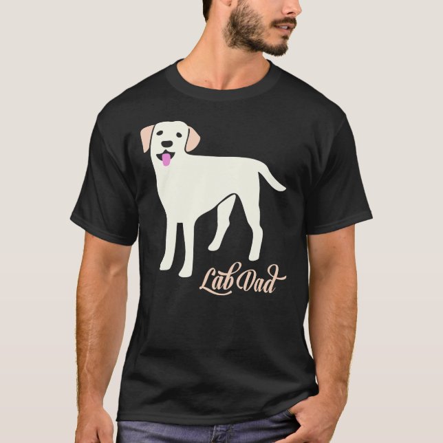 Camiseta Recuperación de Labrador de Lab Dad (Anverso)