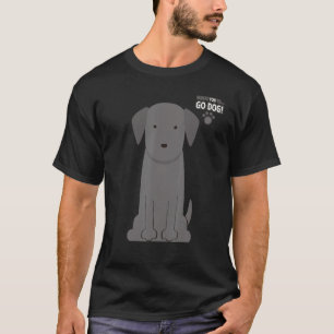 Camiseta Recuperación de Labrador Negro de la serie de perr