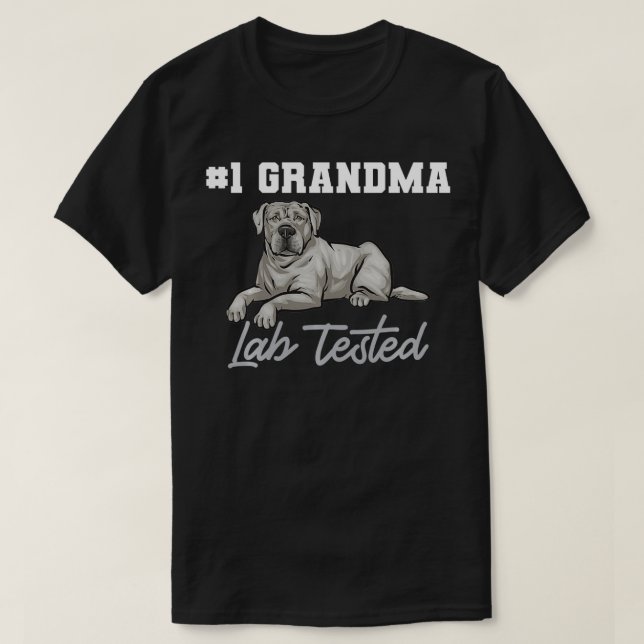 Camiseta Recuperación de Labrador Plata Teste de Laboratori (Diseño del anverso)