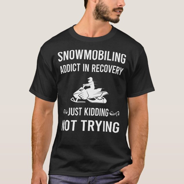 Camiseta Recuperación de Snowmobling Snowmobile (Anverso)