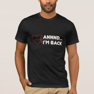 Camiseta Recuperación de sobrevivientes de ataque cardíac