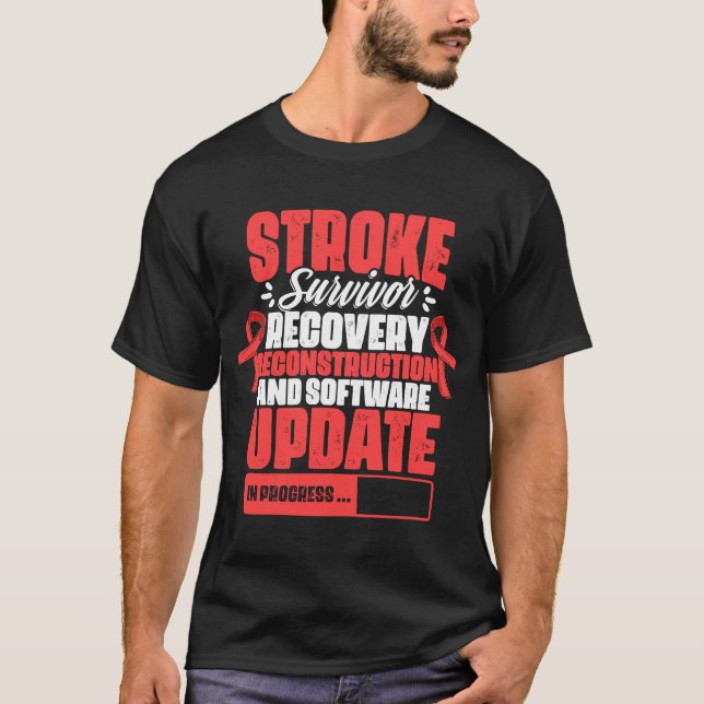 Camiseta Recuperación de supervivientes de Stroke Awarene d (Anverso)