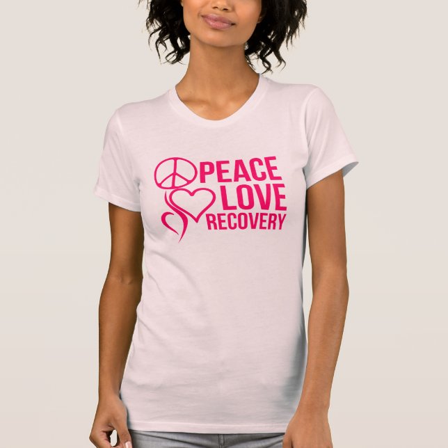 Camiseta recuperación del amor de la paz (Anverso)