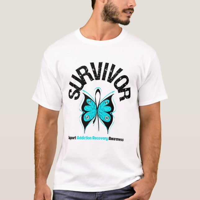 Camiseta Recuperación del apego de la mariposa del (Anverso)