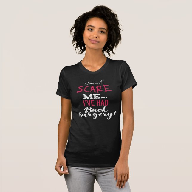 Camiseta Recuperación divertida de la cirugía de espalda (Anverso completo)