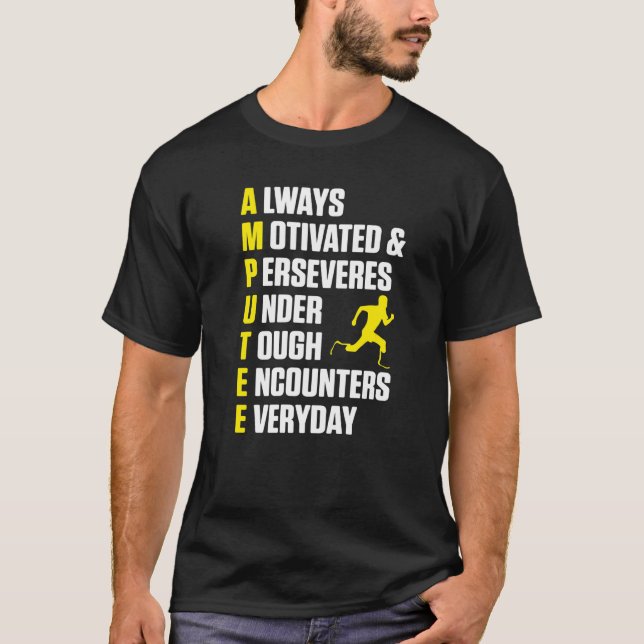 Camiseta Recuperación divertida del brazo leg de definición (Anverso)