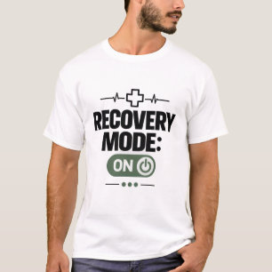 Camiseta Recuperación "MODO DE RECUPERACIÓN: ACTIVADO" Humo