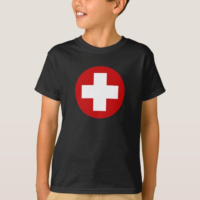 Camiseta Recuperación suiza Roundell de la emergencia de la (Anverso)