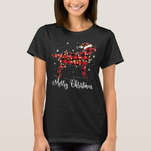 Camiseta Recuperador de búfalo de cemento rojo Merry Christ