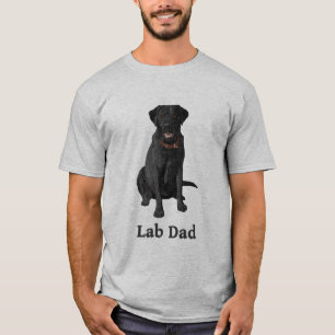 Camiseta Recuperador de labios negros de Lab Dad