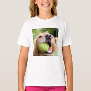Camiseta Recuperador de oro con bola de tenis