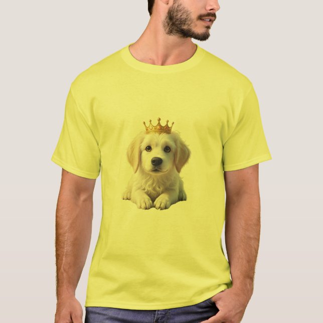 Camiseta Recuperador de oro con corona (Anverso)