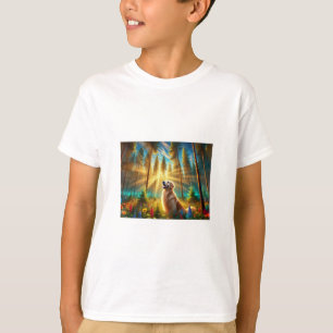 Camiseta Recuperador de oro en un bosque encantado