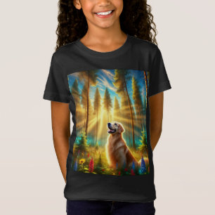 Camiseta Recuperador de oro en un bosque encantado