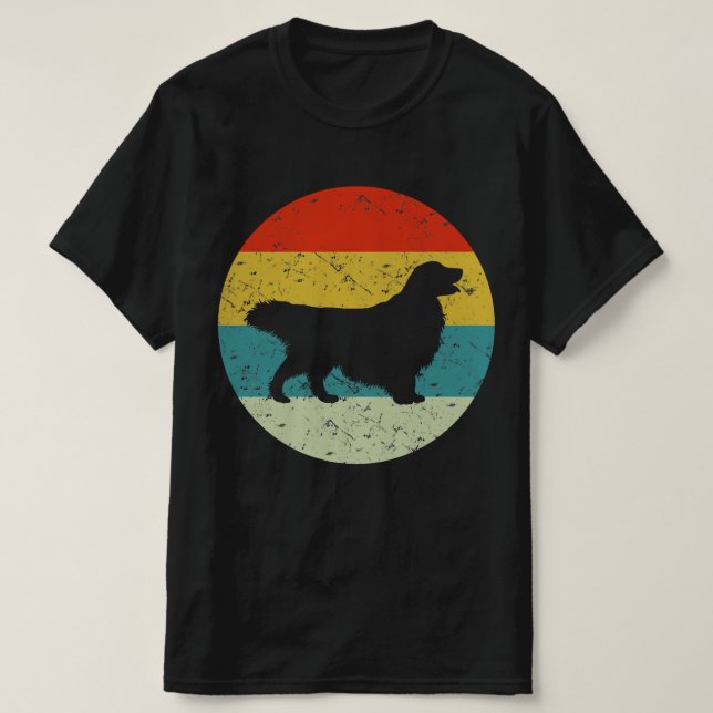 Camiseta recuperador retro vintage de oro (Diseño del anverso)