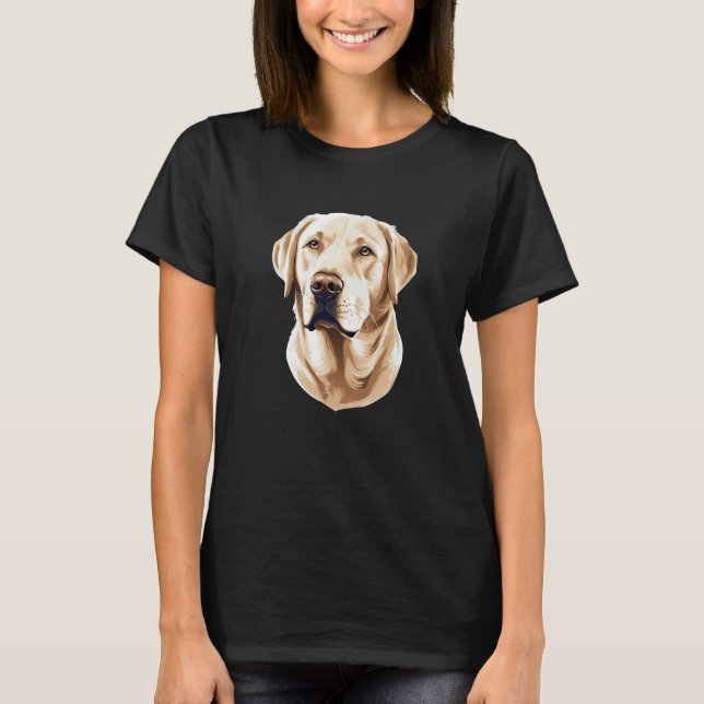 Camiseta recuperadora de labrador para mujeres (Anverso)