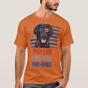 Camiseta Recuperadores planos Pro Life Pro Dios Pro Perros 