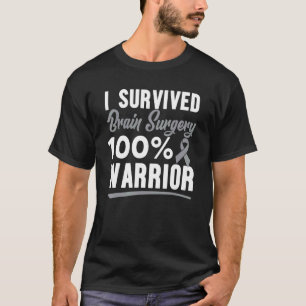 Camiseta Recuperando Cirugía Sobreviví A Cirugía Cerebral