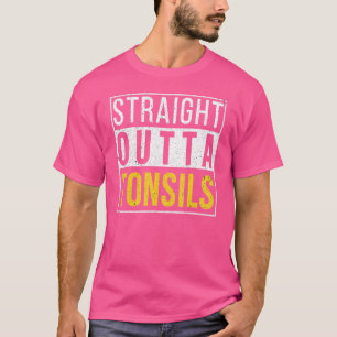 Camiseta Recuperándose de las amígdalas Chiste de recuperac